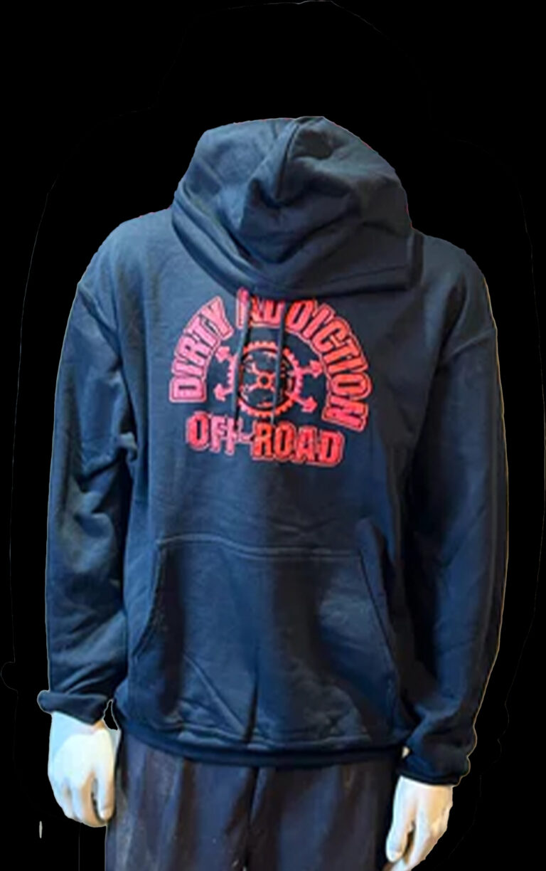 DA black DA hoodie-frnt